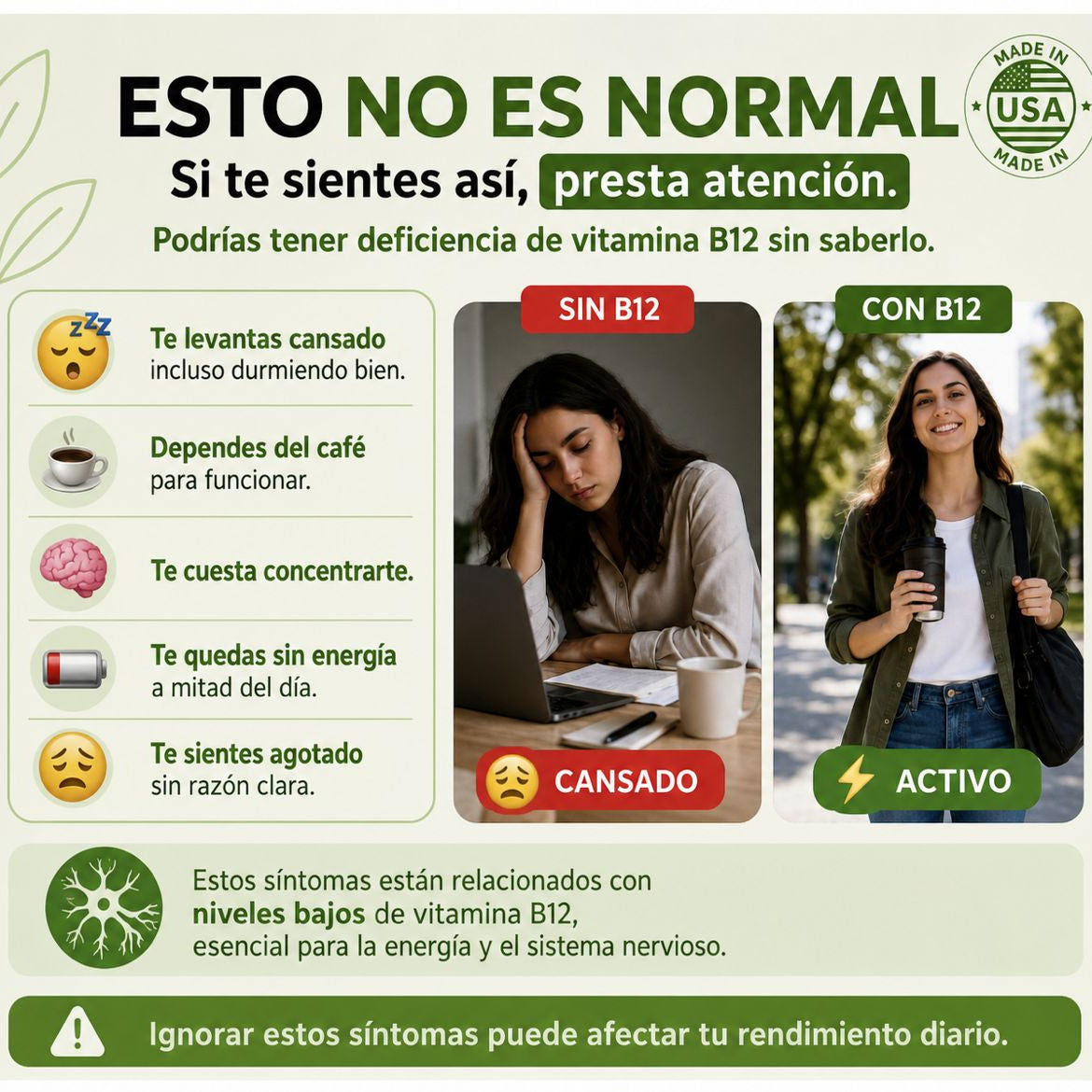 Gotas Vitamina B12 5 en 1 Sabor Frambuesa 60 ML 2x1